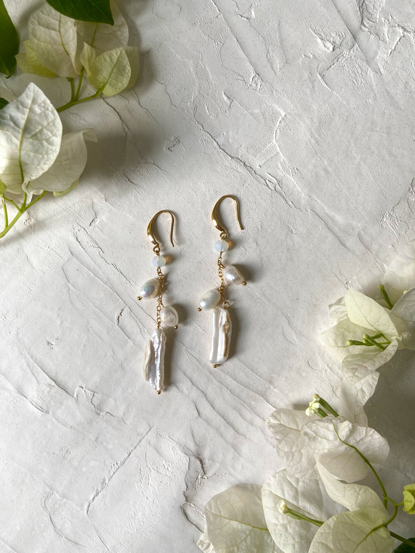 Pearl earrings